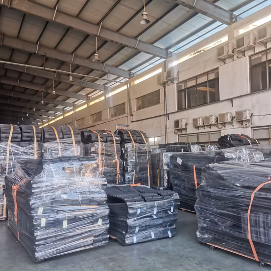 Резиновая гусеница экскаватора, резиновая гусеничная гусеница для бульдозера Детали оборудования для мини-экскаватора-экскаватора Резиновая гусеница для самосвала Асв-гусеница Гусеница для асфальтоукладчика